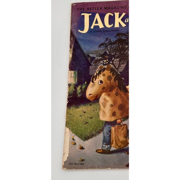 1955 Jack and Jill children's magazine, vintage Jack and Jill, 1955 Halloween - Picture 3 of 3
